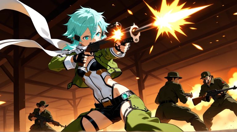 異世界転生えっち｜憧れのヒロインをハメ倒す｜シノン編